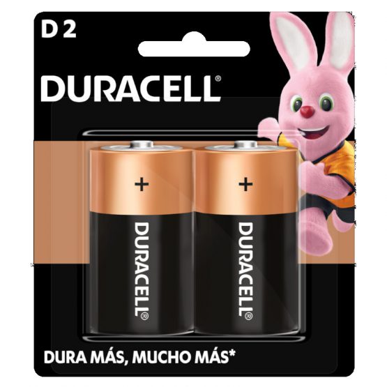 Pack Pila Duracell «D» 2 un